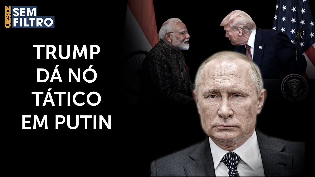 Trump fecha acordo com a Índia sobre compra de petróleo venezuelano e isola Putin