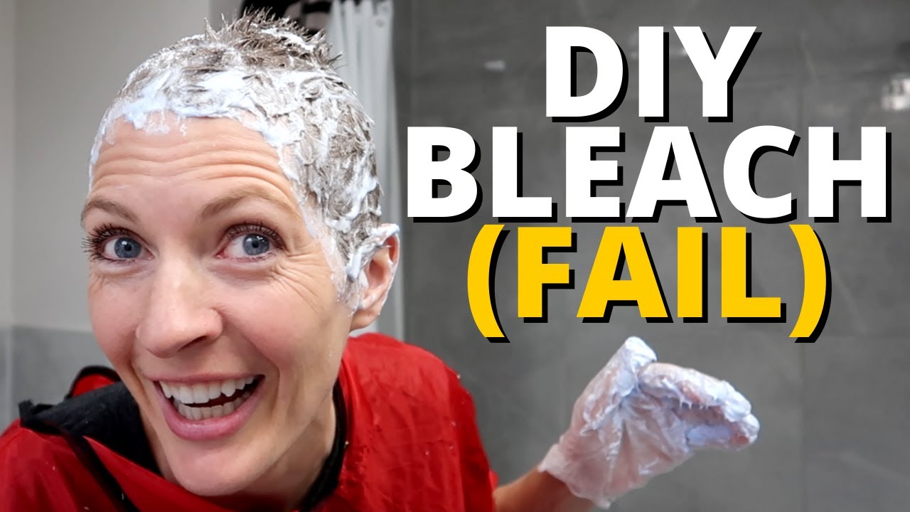 Bleaching my Buzzcut 😝  BONUS: How to Fix a Brassy Disaster 🍋  ➡⛄