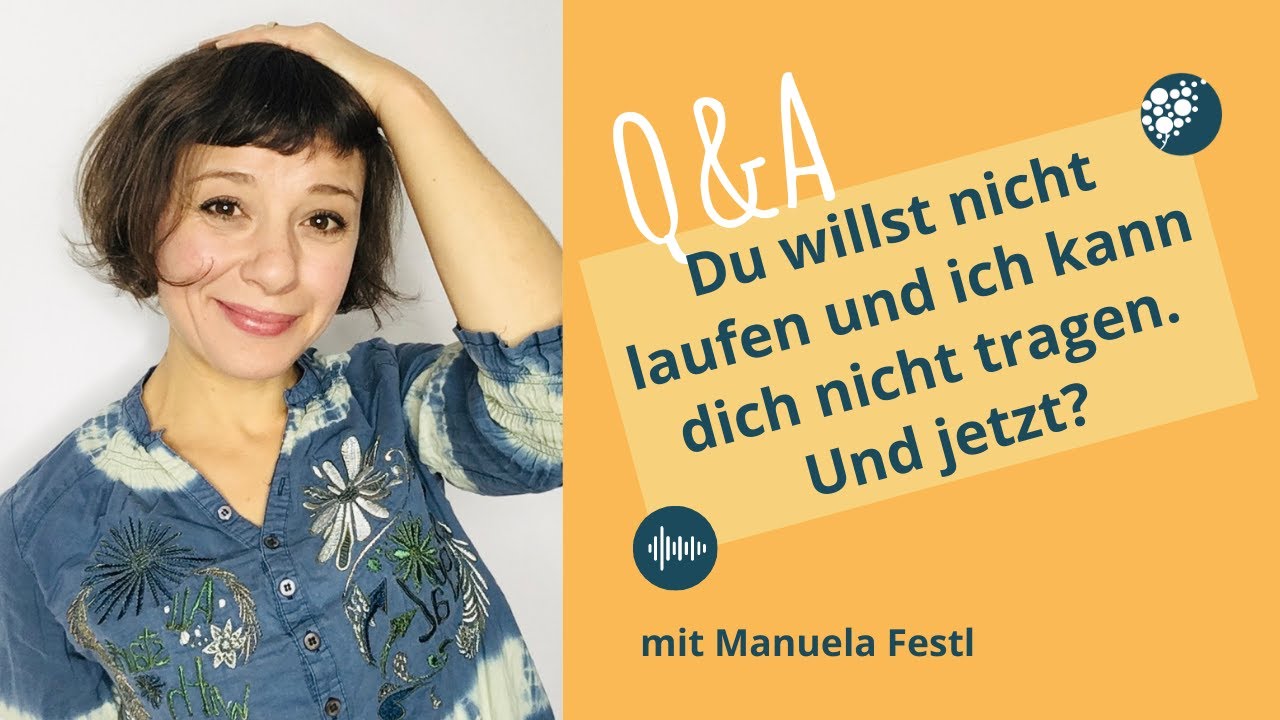 Du willst nicht laufen und ich kann dich nicht tragen. Und jetzt?