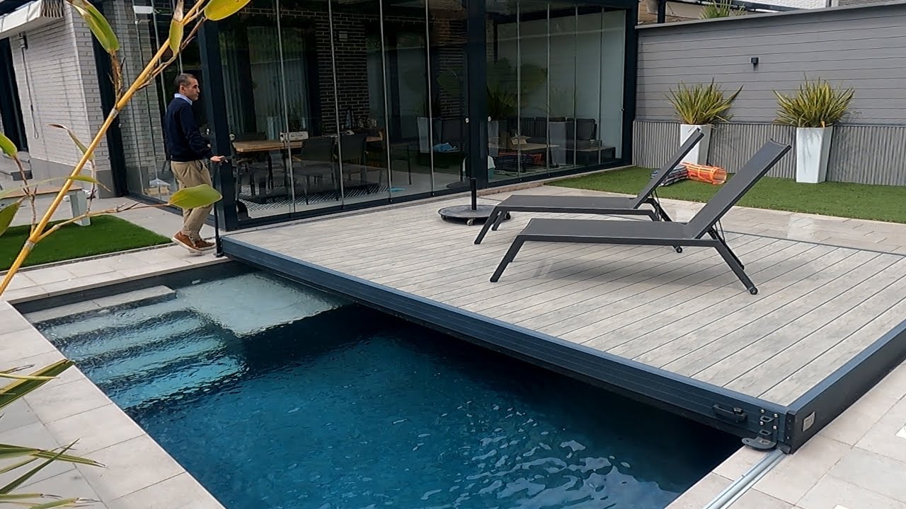Cubiertas transitables para piscina.