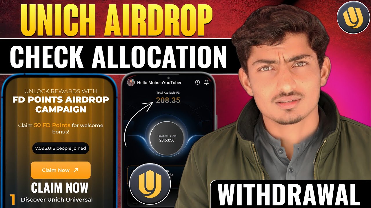 Unich Network Update || Point Conversion & TGE Date & Airdrop Claim Guide