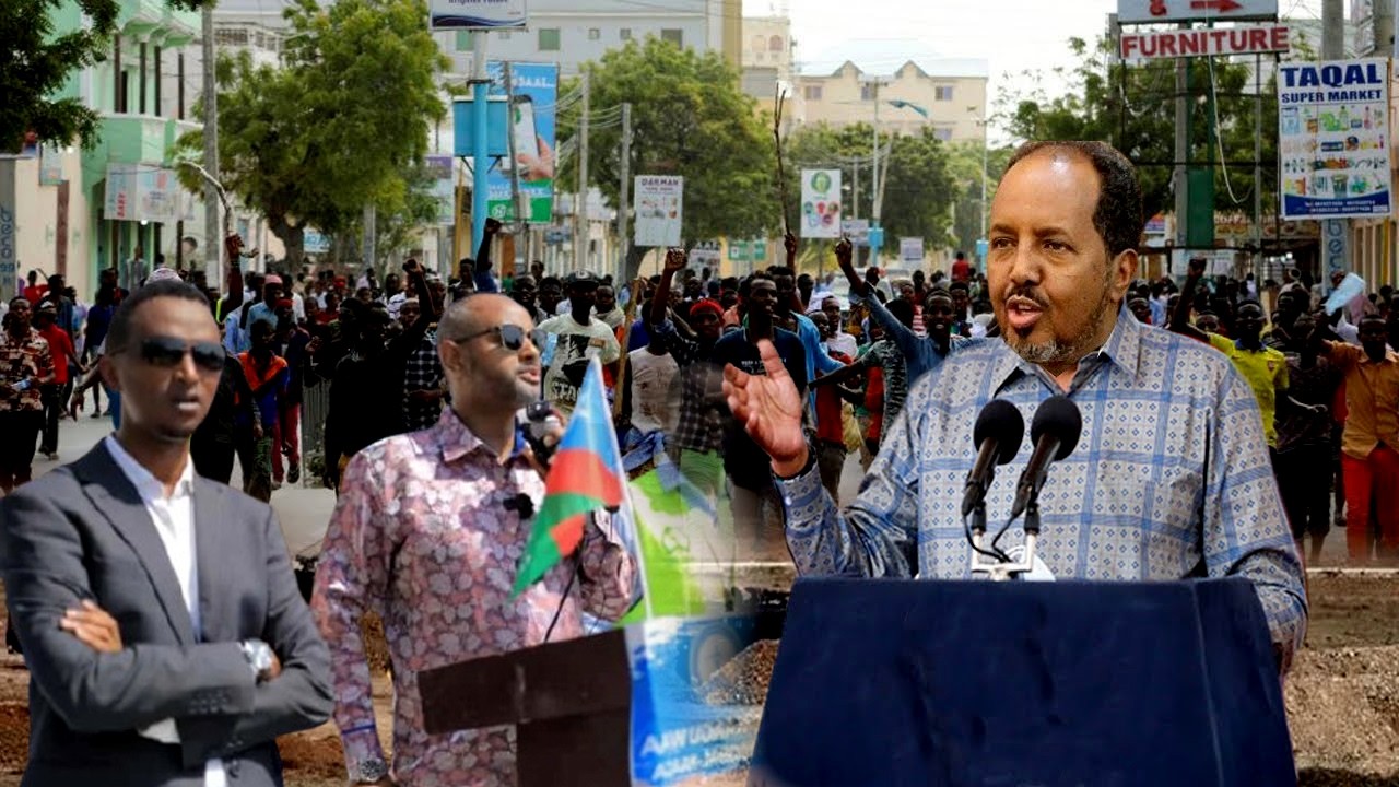DEG DEG Shacabkii Moqdisho oo Xasan Sh ku kacay Mudaharad xoogan oo socda,Barlamanka Mooshinka Xam
