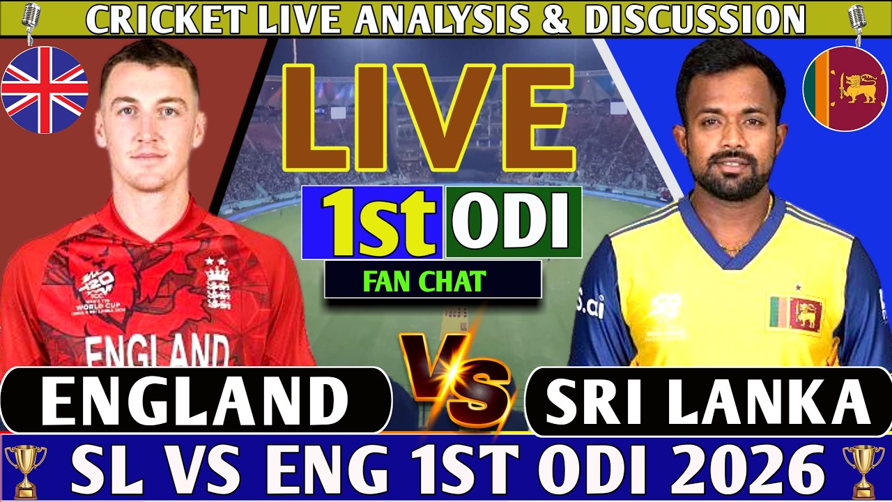 Sri Lanka vs England 1st Odi Match ! ENG VS SL 1St Odi Match Analysis Score & Discussion! ENG VS SL