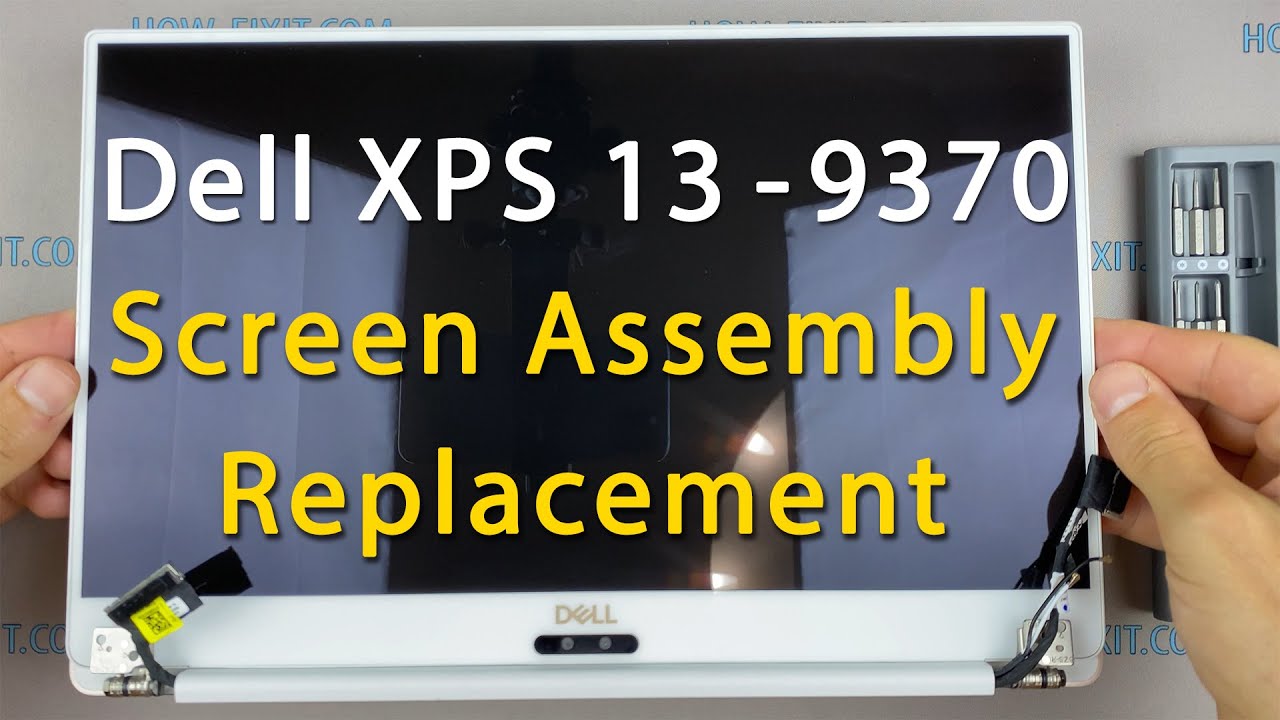 Dell XPS 13 9370 Screen assembly replacement | Step-by-step DIY Tutorial