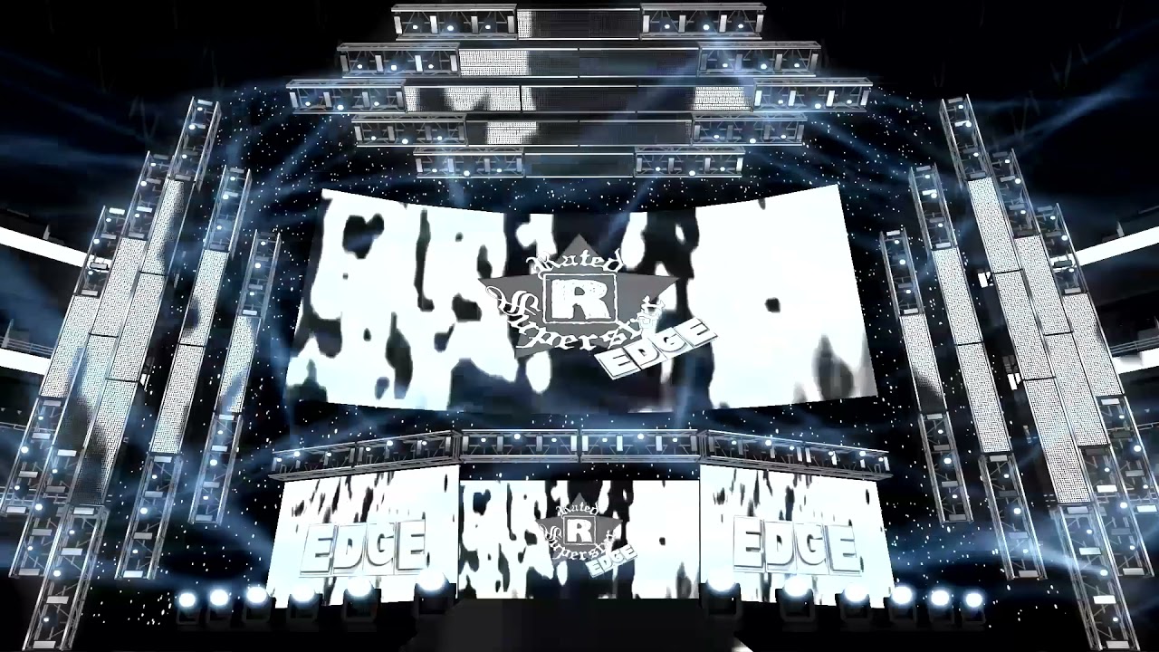 WWE EDGE THUNDERDOME FIGURE STAGE (WITH CROWD AND PYRO)
