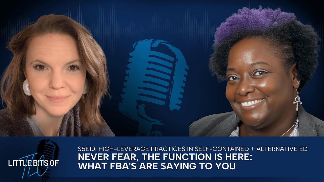Never Fear, the Function is Here: What FBA's are Saying to You