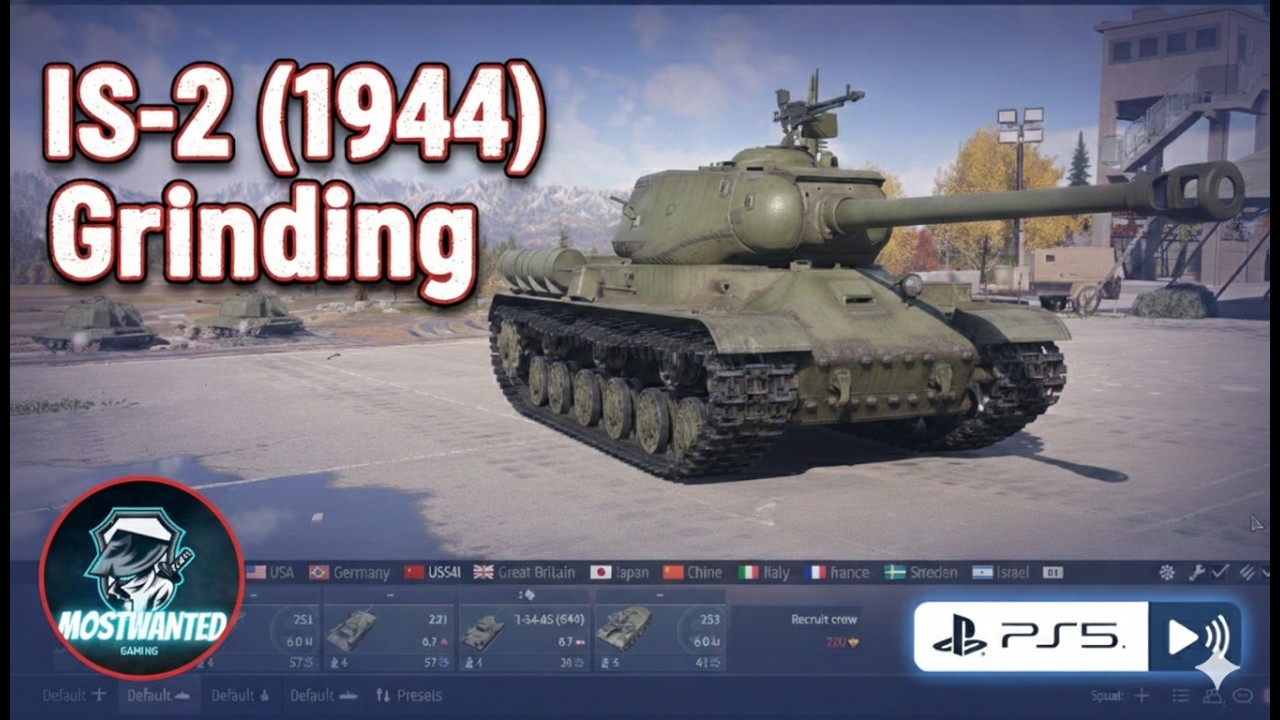 ONE SHOT WONDER! 🎯 Grinding the IS-2 (1944) | War Thunder PS5