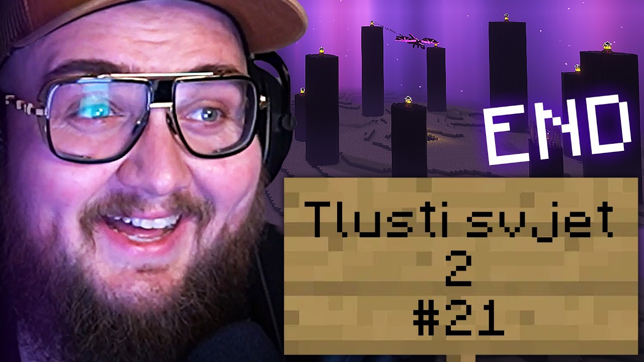 Porazím DRAKA v ENDU?? | Minecraft Tlusti svjet 2 #21