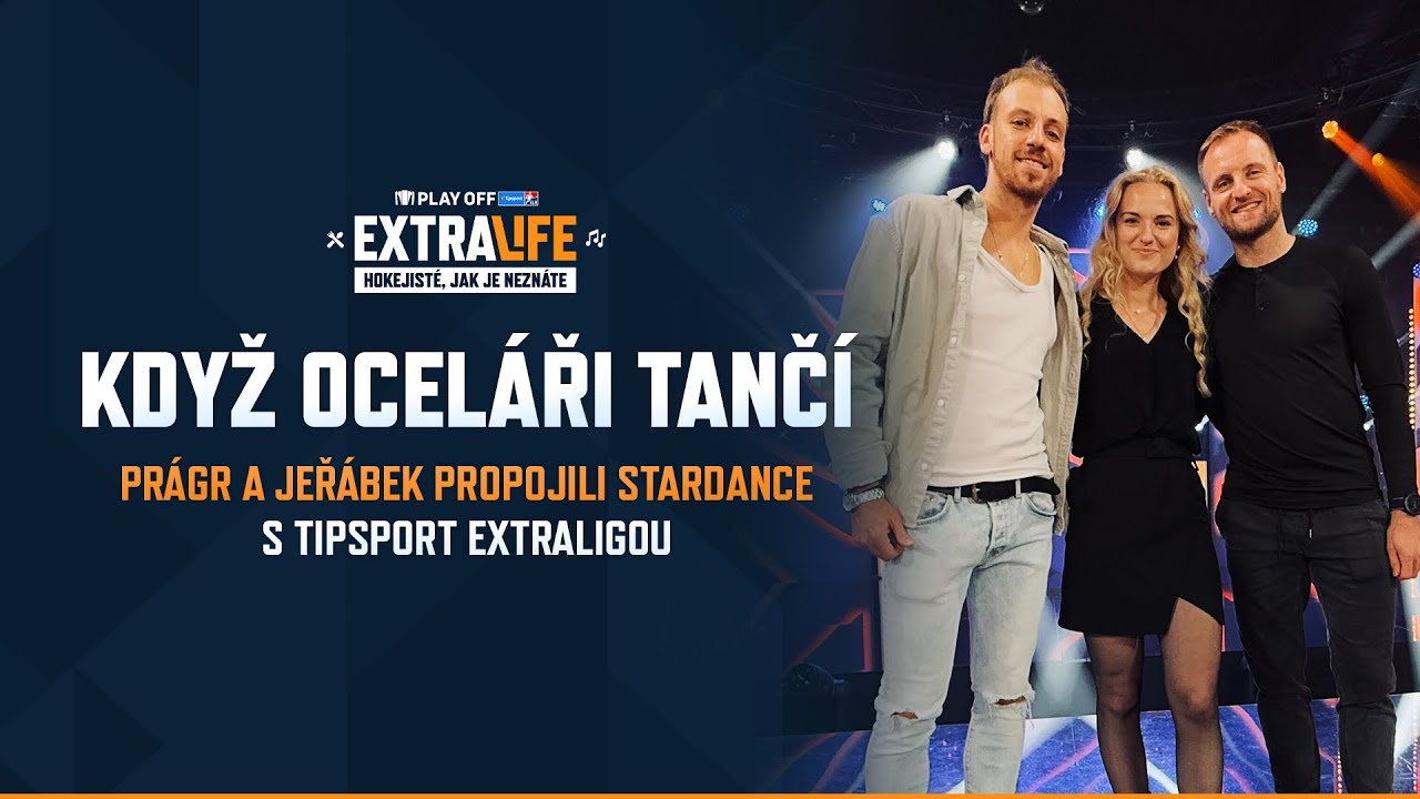 Extralife #14 | Když Oceláři tančí: Prágr a Jeřábek propojili StarDance s Tipsport extraligou