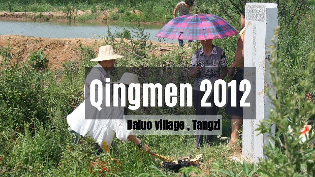 Familiegravsted i Tangzi, Hubei provinse 2012
