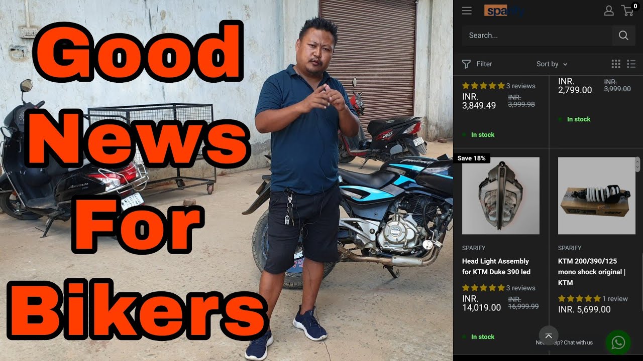 Affordable Bike Accessories And Parts - Sparify | Naga Motovlogger