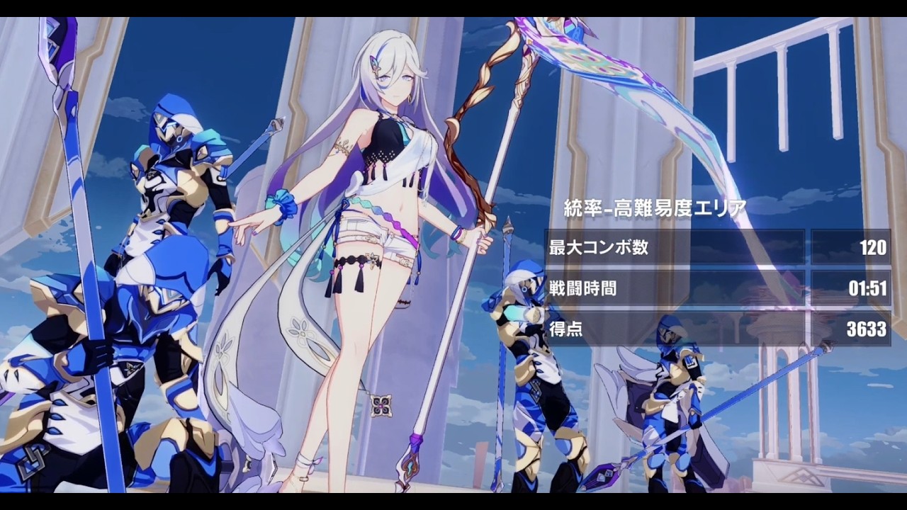 【崩壊3rd】超弦空間　火を追う十三英傑 アポニア　統率環境　寂滅級　HL558　21633　SS1羽SS死S0+1鹅