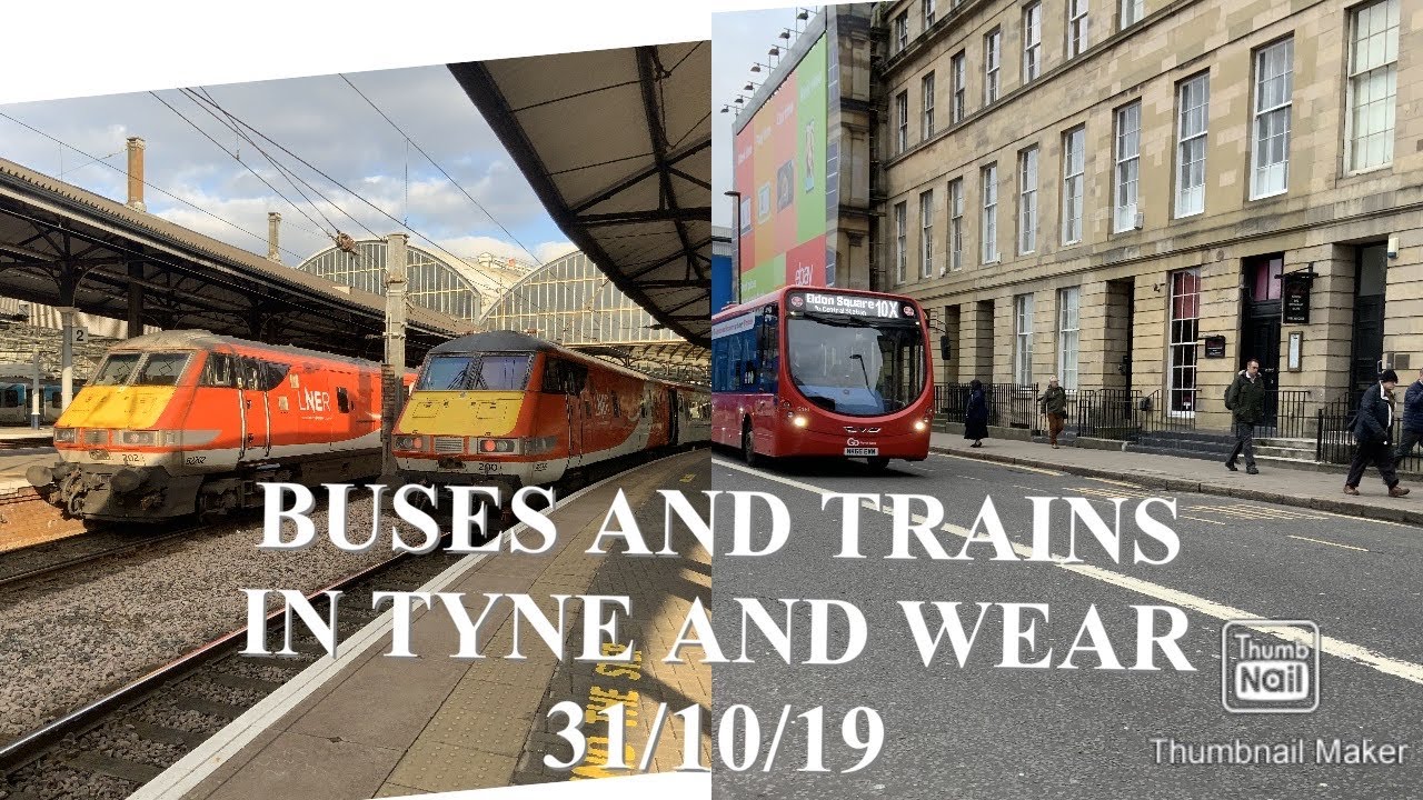 BUSES AND TRAINS IN TYNE AND WEAR 31/10/19