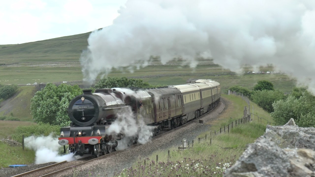 LMS 6201 'Northern Belle' Stops at Blea moor, 26th June 2021