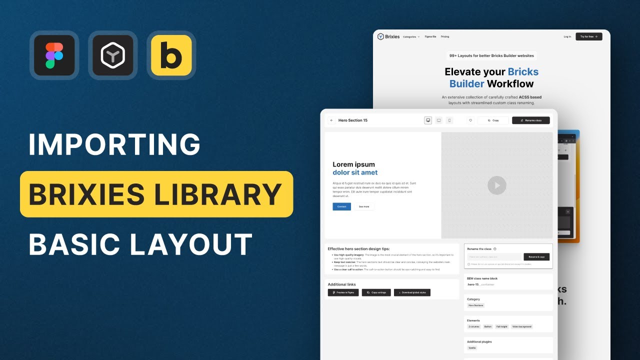 Basic Tutorial: How to use the Brixies library?