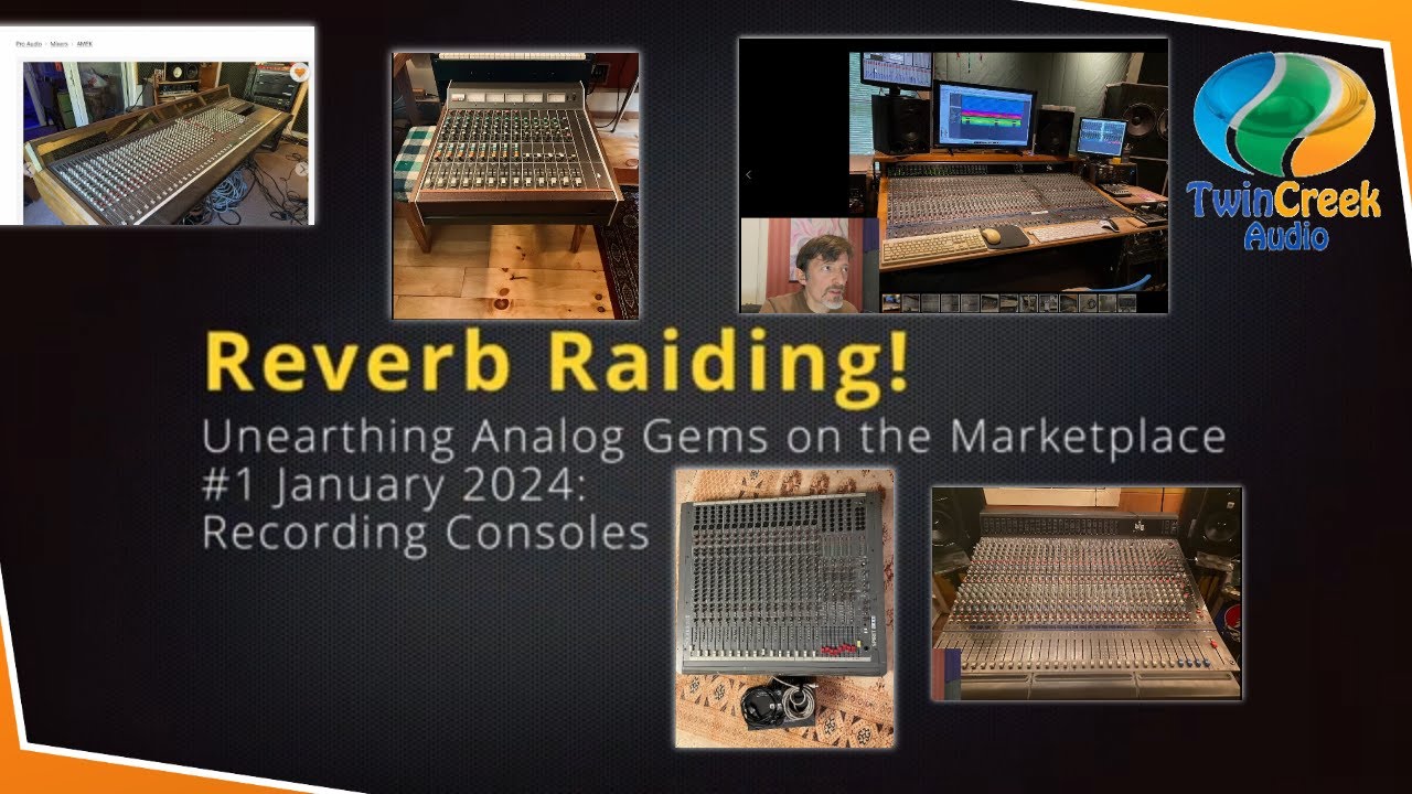 Reverb Raiding Unearthing Analog Gems on the Marketplace #1 Mixing Consoles