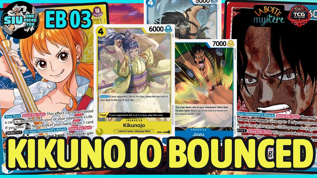 KIKUNOJO BOUNCED - [EB03] 🔵🟡 Nami VS. 🔴🔵 Ace 🎮 GAMEPLAY