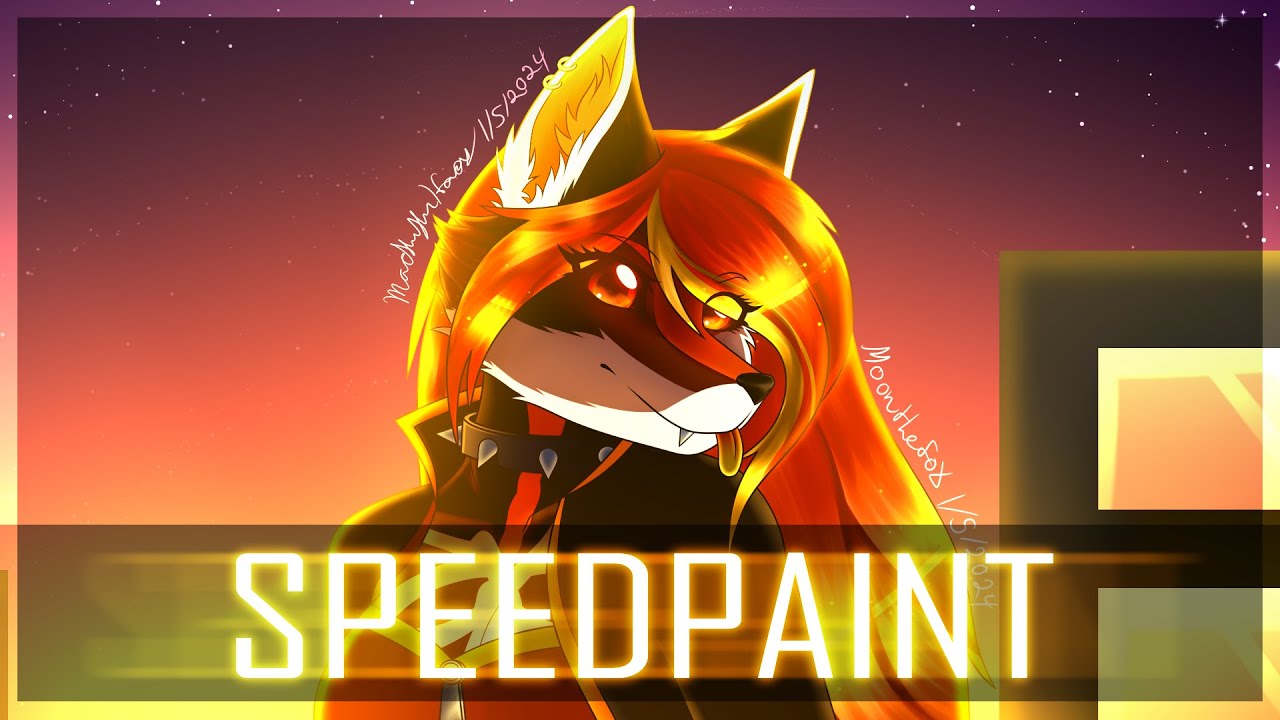 [Furry Speedpaint] Soul Singer (Art Trade with @ARTZYFoxxi )