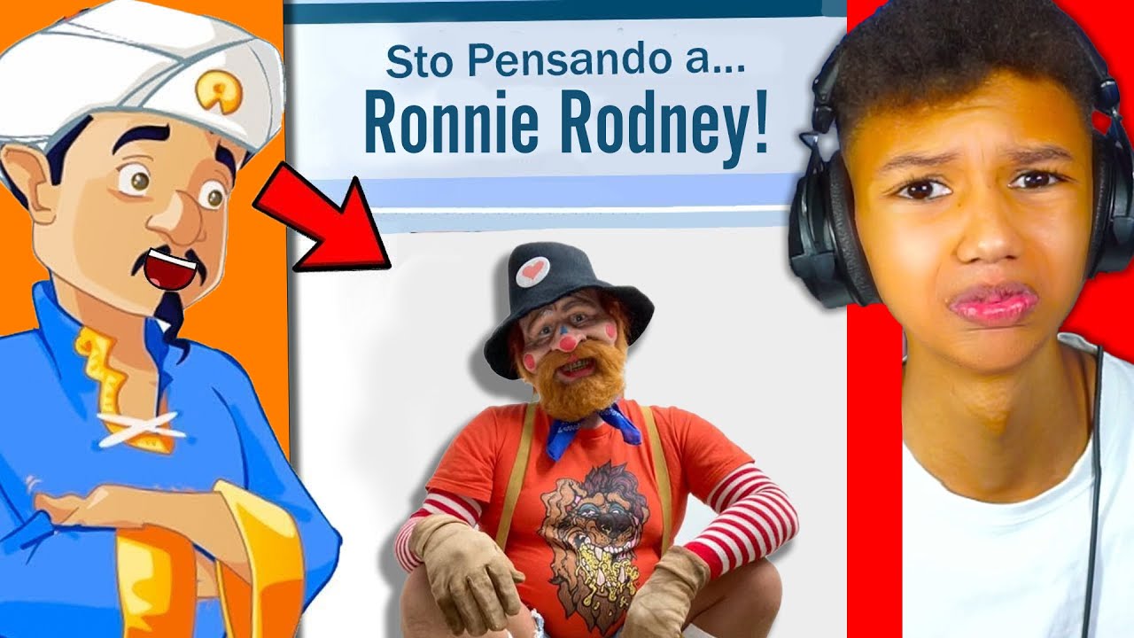 MIO FIGLIO ha TROVATO "RONNIE RODNEY" su AKINATOR😱