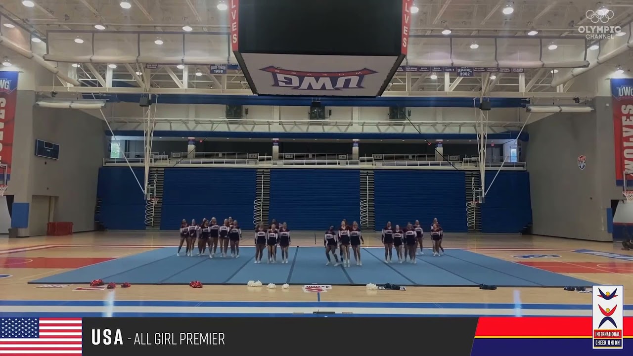 2021 ICU World Cheerleading Championship USA All Girl Premier