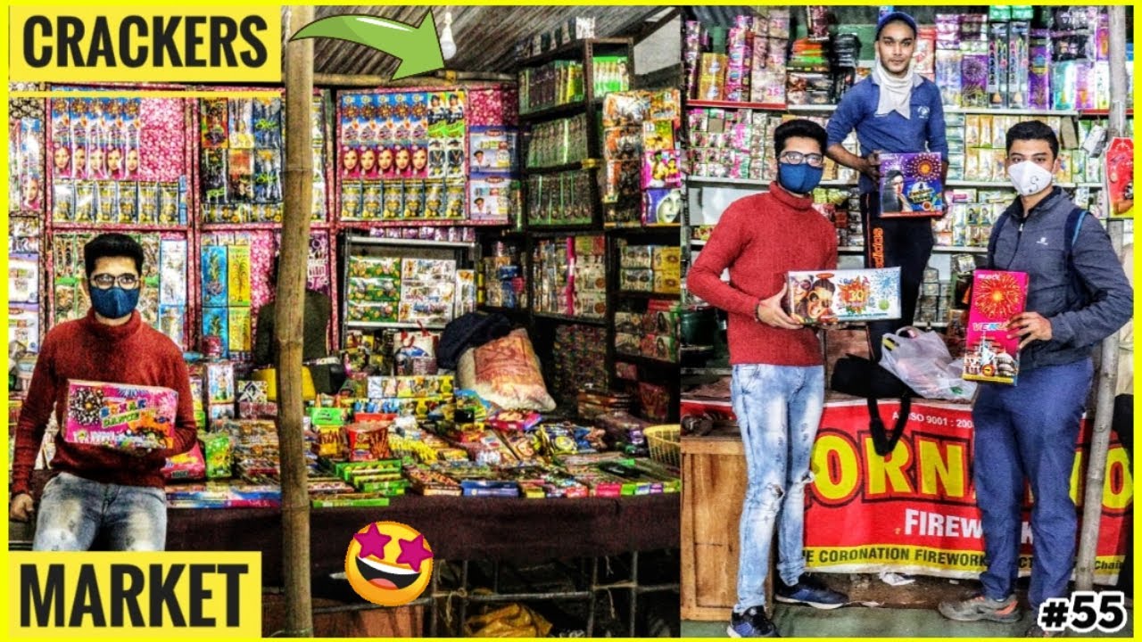 Biggest Crackers Market - Diwali Fireworks Shopping *Expensive* Diwali Cracker Shopping Vlog 2020