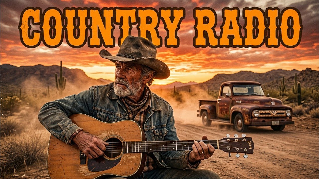 Epic Country Drive – Rusty Truck Cowboy Ballads | Dusty Road Sunset Mix.