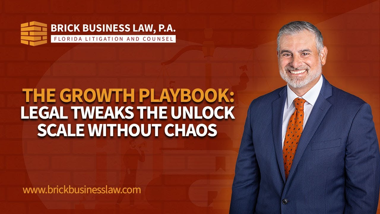 The Growth Playbook: Legal Tweaks the Unlock Scale without Chaos