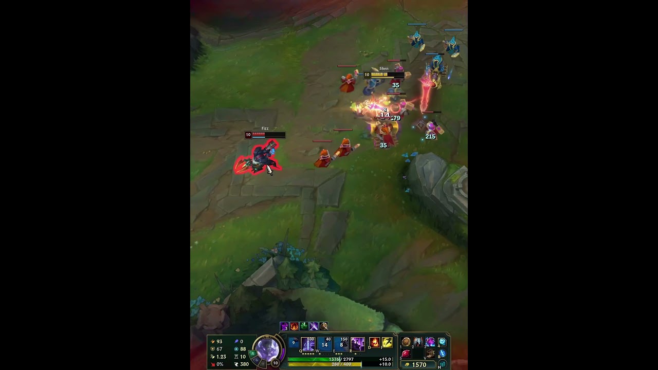 xPetu Shen vs Fizz Staredown #leagueoflegends #challenger  #shen