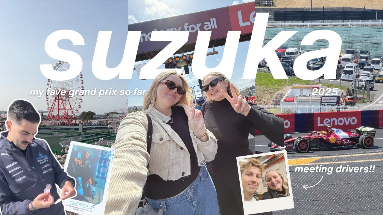 Suzuka Japan F1 Grand Prix Vlog 2025 🏎️ 🌸✨ I met drivers on the Shinkansen!!