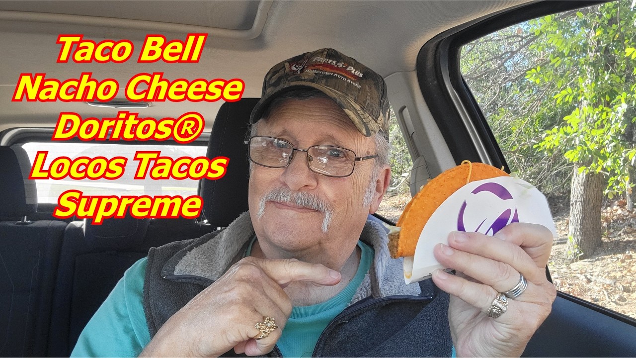 Taco Bell Nacho Cheese Doritos® Locos Tacos Supreme: оценка вкуса