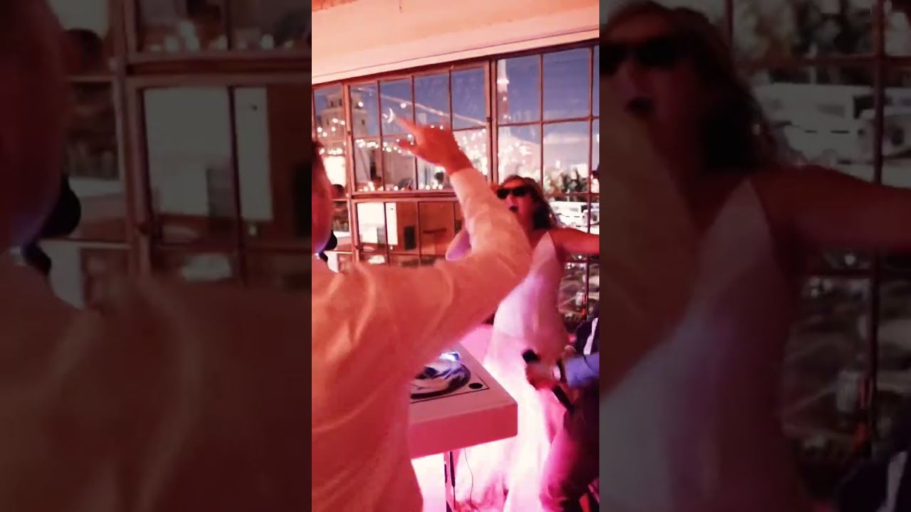 Bride DJs Her Own Wedding! #weddingdj #bride #wedding #dallaswedding