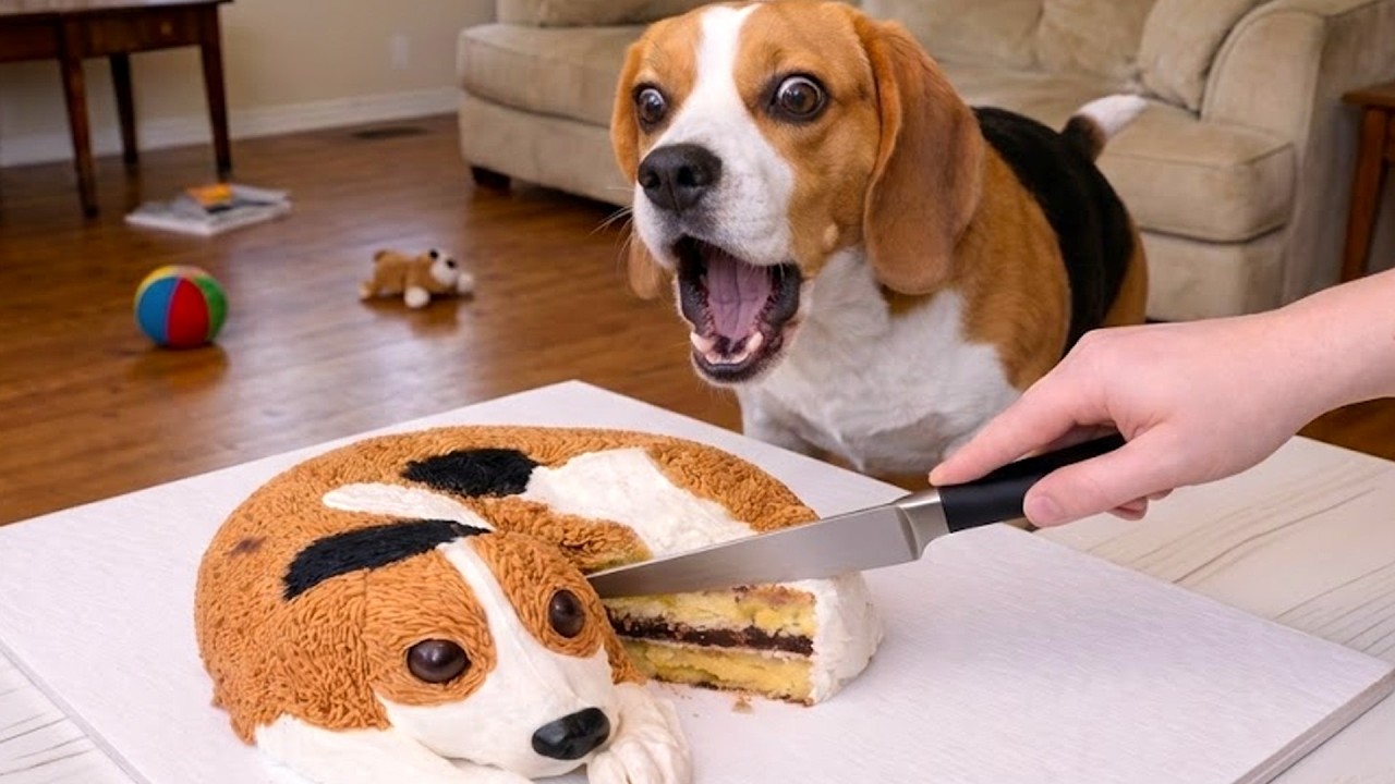 Cat and Dog Reaction to Cutting Cake 🤣 Best Funny Pet Moments 2026 🐶