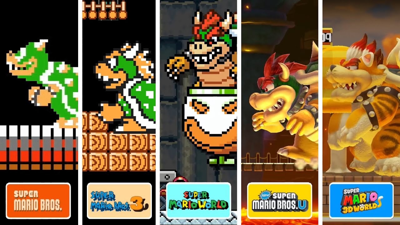 Super Mario Maker 2 - All Bowser Variants