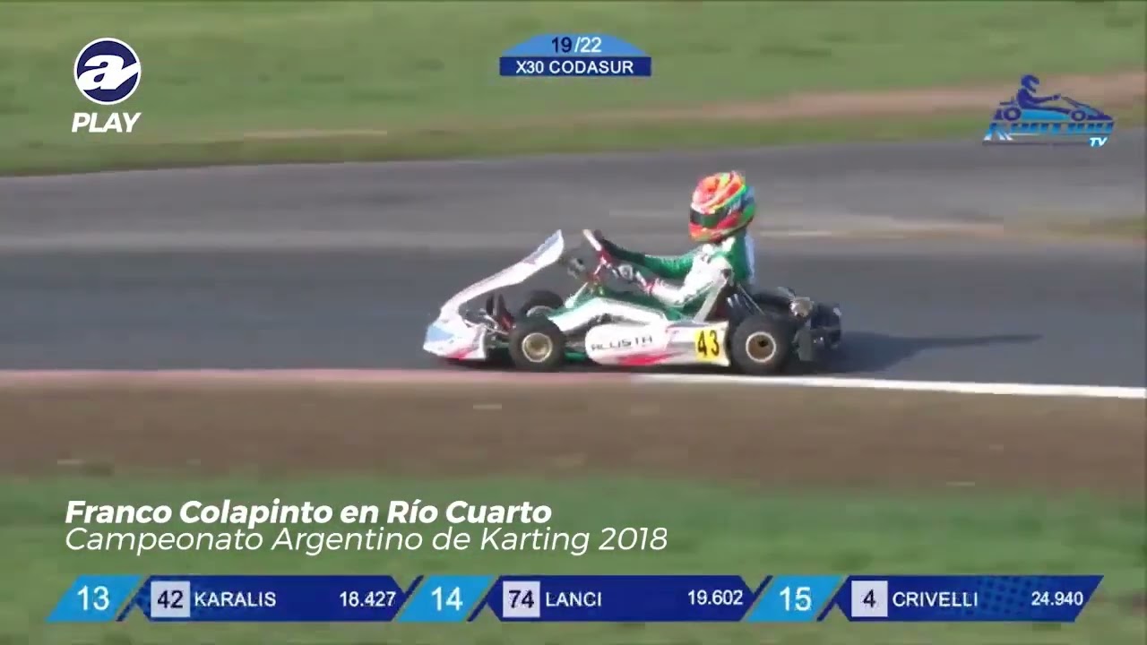 Franco Colapinto en Río Cuarto