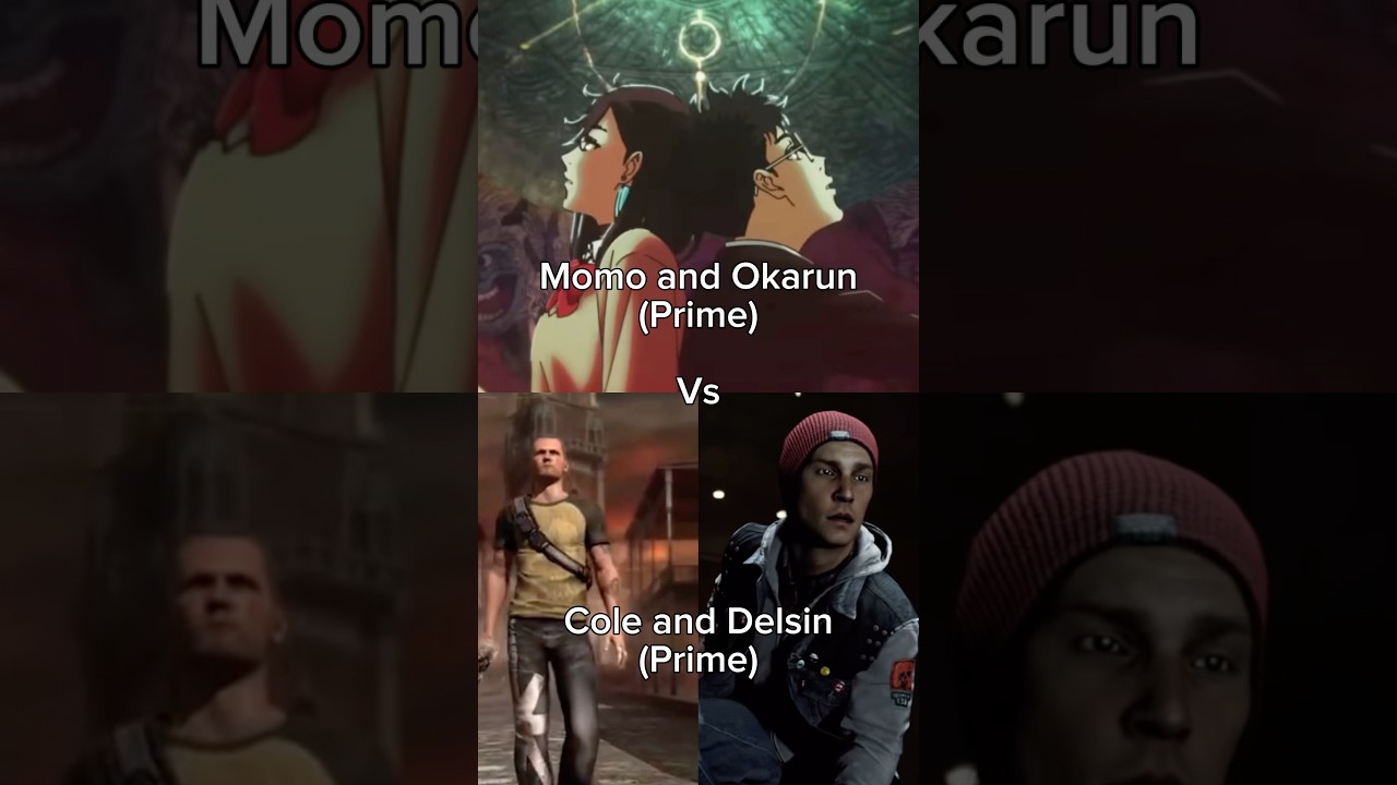 Momo and Okarun vs Cole and Delsin