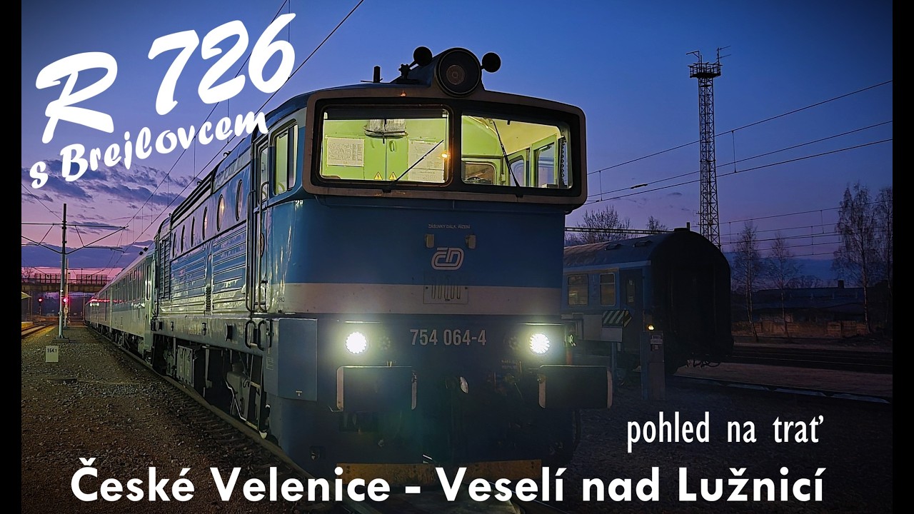 R 726 / trať č. 226 (České Velenice - Veselí nad Lužnicí)