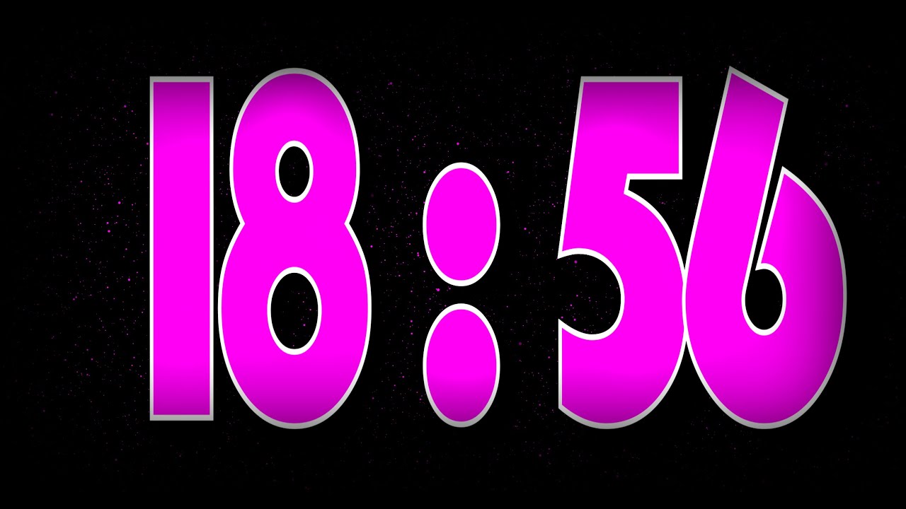 Countdown Timer 20 min ( v 285 ) clock timer with sound effects 4k