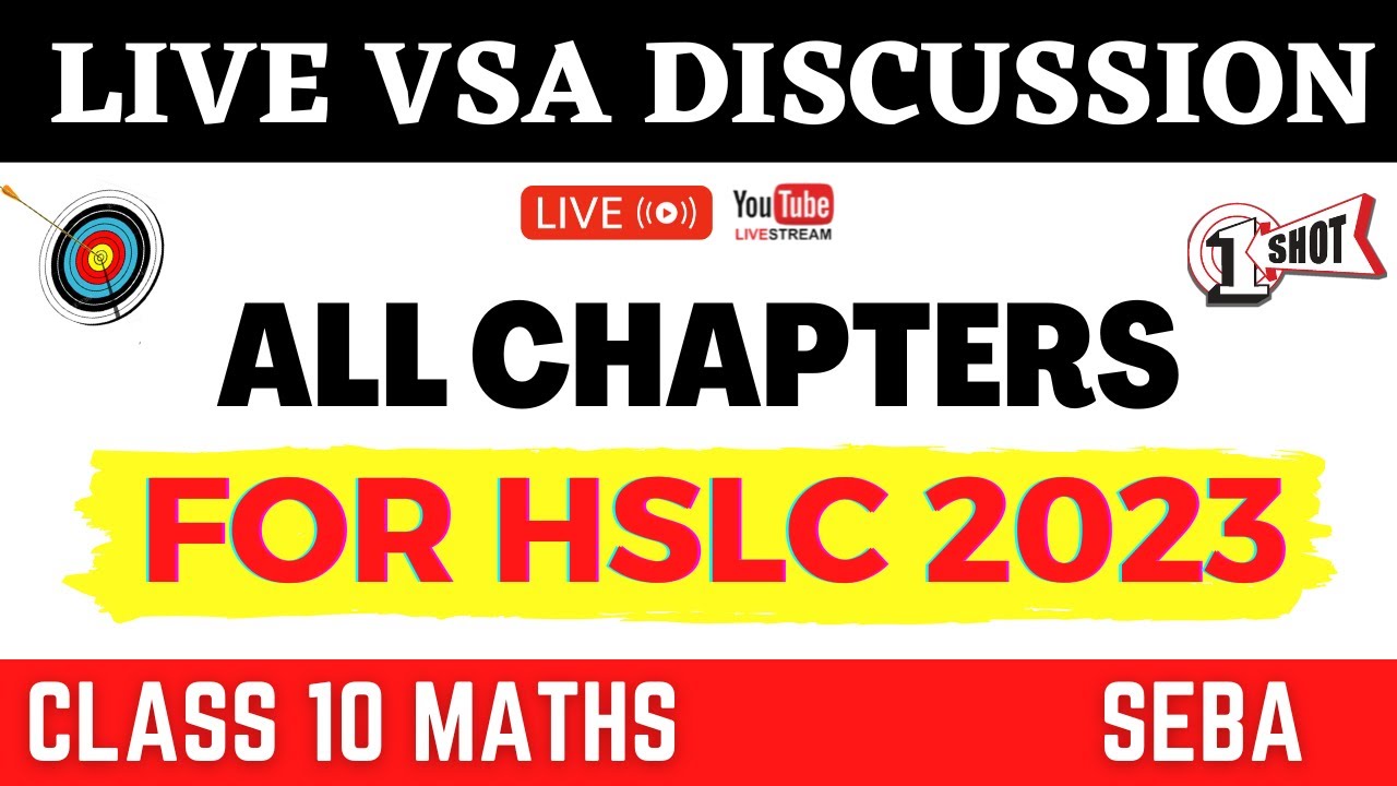 VSA Type Questions for HSLC 2023 Maths | Class 10 Maths SEBA | Let's Approach