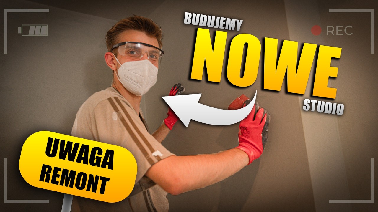 BUDUJEMY STUDIO DO NAGRYWANIA I MONTAŻU – VLOG Z REMONTU MOJEGO POKOJU!