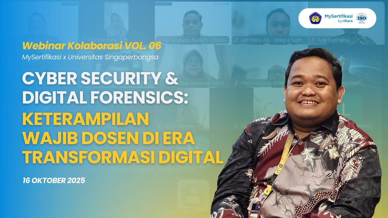 Webinar Kolaborasi MySertifikasi x Politeknik Negeri Lhokseumawe | Vol. 06