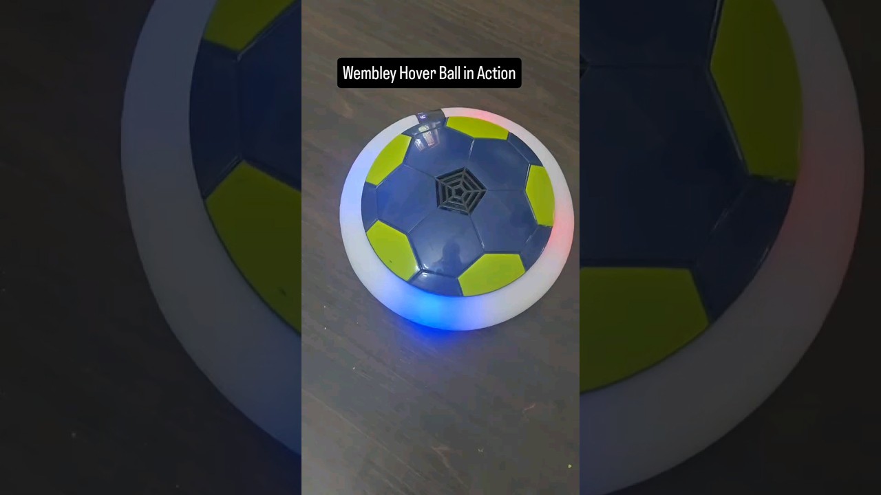 Wembley Hover Ball in Action! Indoor Foo#HoverBall #WembleyHoverball#KidsToys #Football#shorts