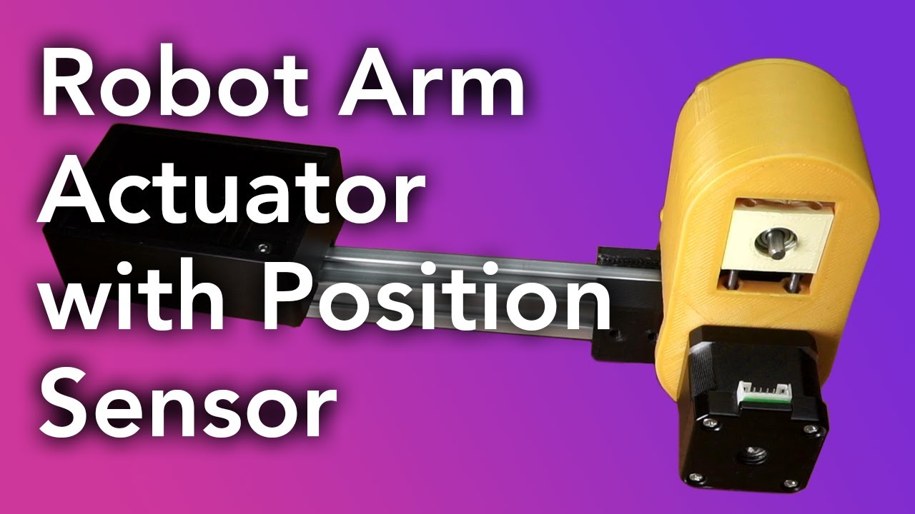 3D Printed Stepper Gearbox with Position Feedback