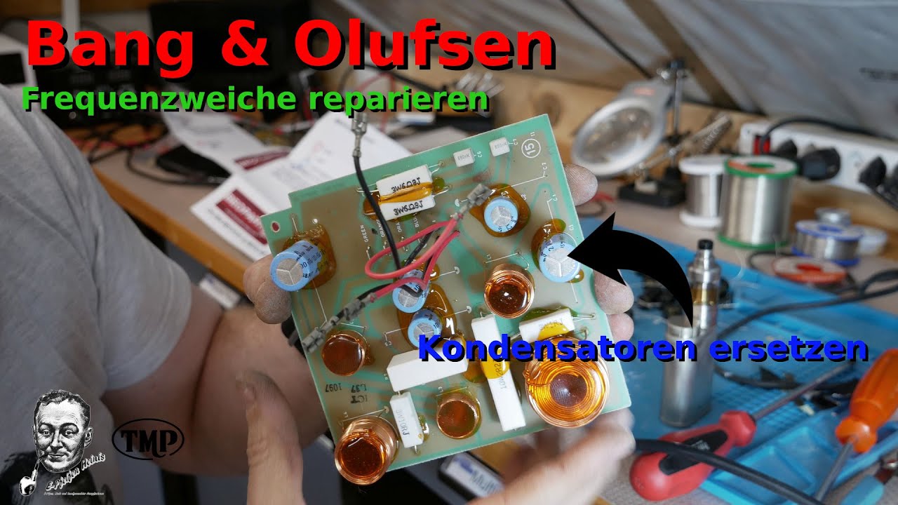 Frequenzweiche reparieren meiner B&O Penta Lautsprecher.