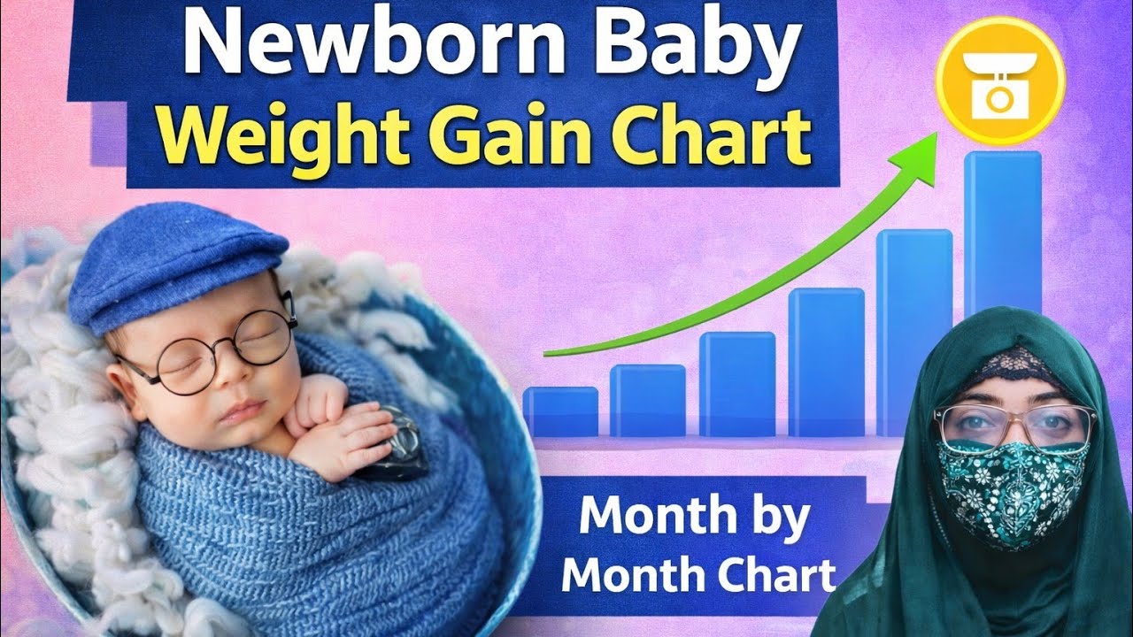 Newborn Baby Weight Gain Chart | Baby Weight Kab Tak Normal Hai? | New Mom Journey
