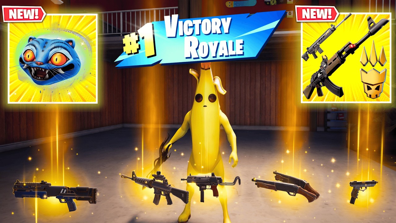 ALL MYTHIC AND EXOTIC GUNS IN FORTNITE (NEW! Fortnite Chapter 7 Season 1)