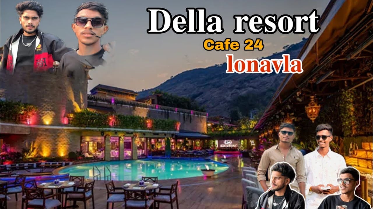 Della cafe 24 Lonavla  🥂| luxury cafe in lonavla 🤩 #prashikvlog #vlog #marathivlog #lonavla 