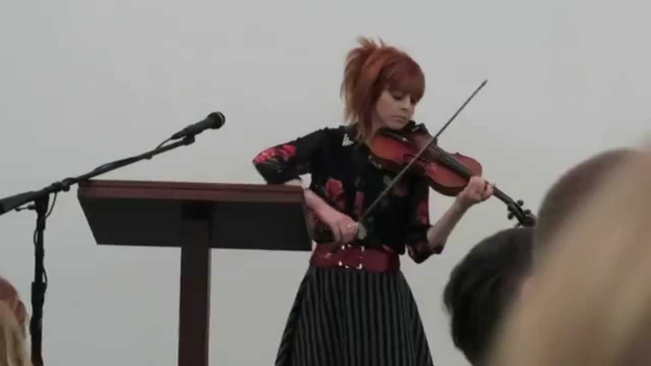 Lindsey Stirling - Shatter Me, Los Angeles Temple Visitors' Center 11 May 2014