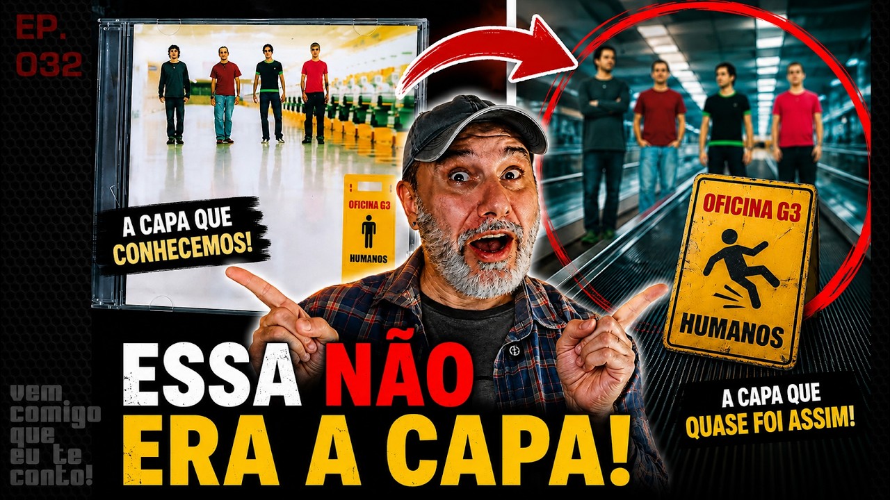 A capa do CD &ldquo;Humanos&rdquo; (Oficina G3) que quase ningu&eacute;m viu! | Bastidores e curiosidades