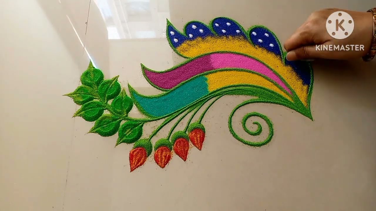 दररोज दारात काढायला अतिशय सुंदर आणि सुरेख रांगोळी डिझाईन्स/#anusrangoli#