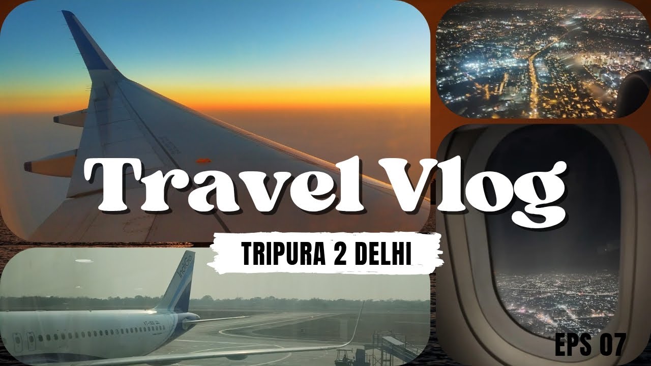 Agartala to Delhi Flight Experience | Solo Travel Vlog 2026 @Tripura18 #solotravel #travel 